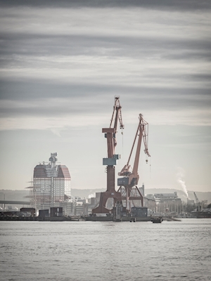 Gothenburg harbour cranes