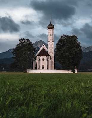 Kerk in de Alpen 
