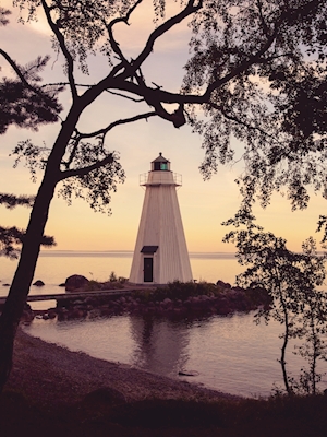 Vanäs Lighthouse in Karlsborg