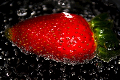 Boblende jordbær