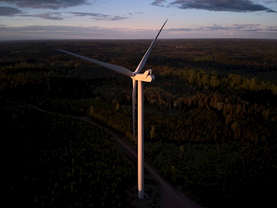 The wind turbine