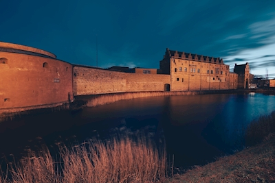Castillo de Malmöhus por la noche