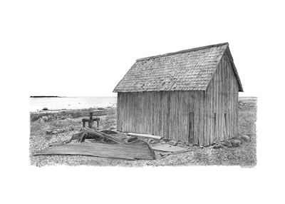 Bootshaus auf Fårö