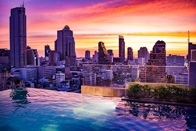 Zonsondergang Bangkok