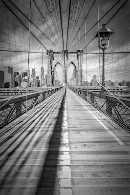 NEW YORK CITY Brooklynský most