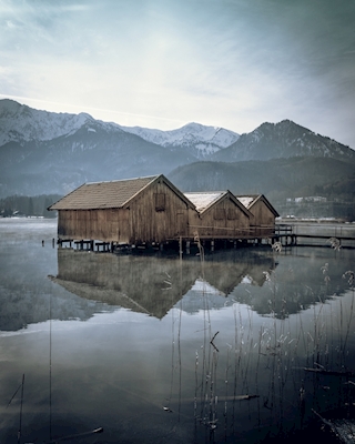 Jezioro Kochel w Bawarii