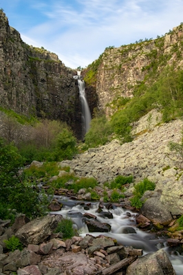 Vodopád Njupeskär