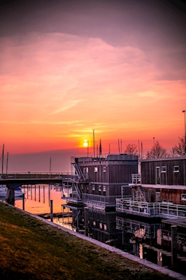 Sonnenuntergang im Western Harbour