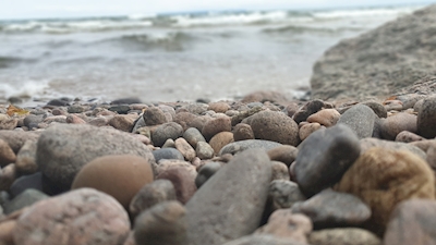 Stenar på stranden 