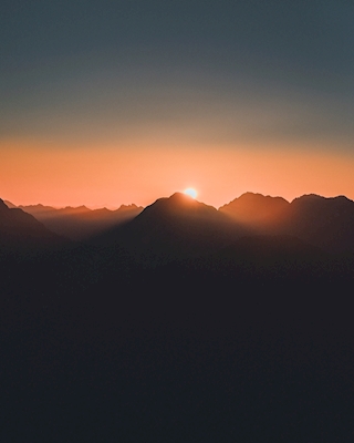 Sunrise at the Mountain Peak