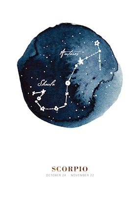 Horóscopo Acuarela - Escorpio