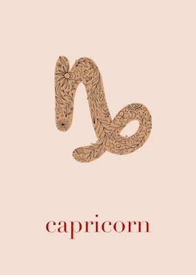 Zodiaco Capricornio- Rubor Floral