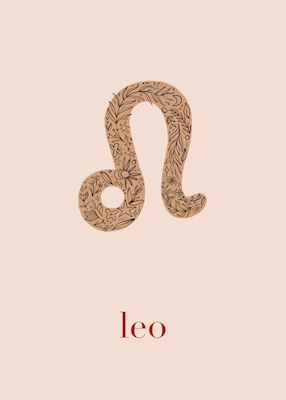 Zodiac Leo - kukkainen poskipuna