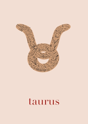 Zodiac Taurus - Floral Blush