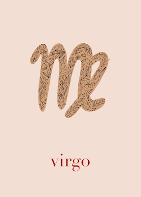 Zodiac Virgo - Floral Blush