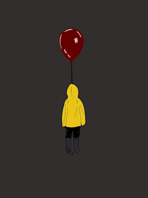 Rød ballong