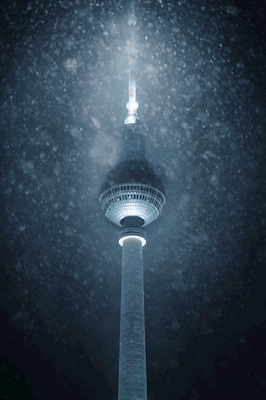 Snowstorm at Alexanderplatz