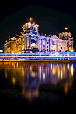 Reichstag en la hora azul
