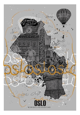 Umělecký plakát Osla