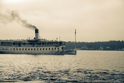 Steamboat i Saltsjön