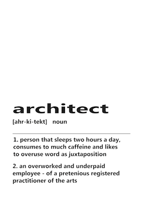 Poster dell'architetto