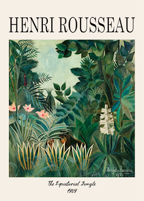 Cartel de Henri Rousseau 1909