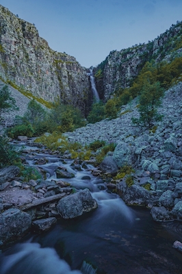 Njupeskärs waterfall