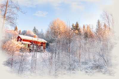 Vánoce v zimním Švédsku 