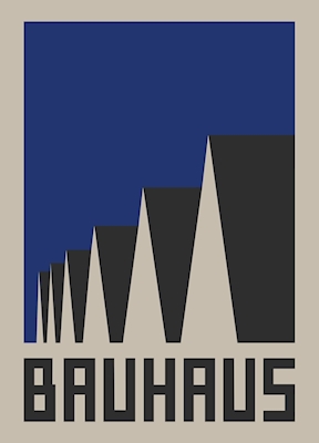 Plakát domu Bauhaus