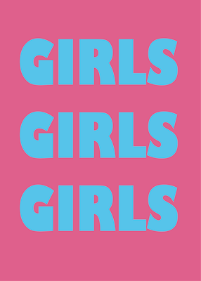 Girls Girls Girls Plakat