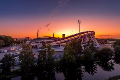 Ullevi in the evening