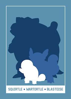 Plakat Squirtle Pokemon