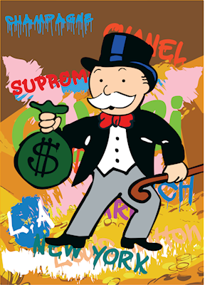 Affiche Monopoly Guy