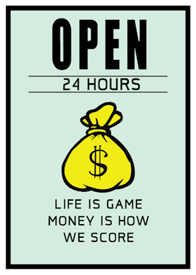 Plakat Monopoly Money