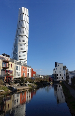 Turning Torso by the Canal