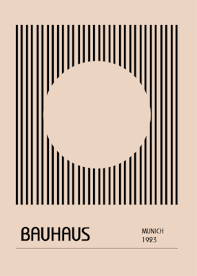 Přírodní plakát Bauhausu