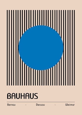 Oryginalny plakat Bauhaus