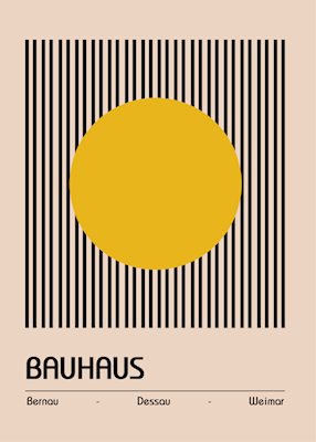 Póster original de la Bauhaus