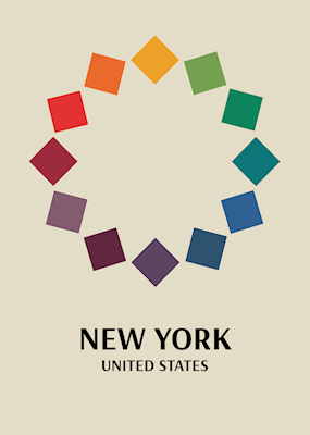 New York United States Poster