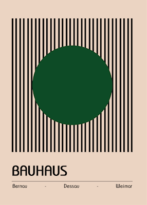 Bauhausin alkuperäinen juliste