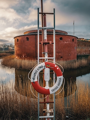 Záchranný kruh na hradě Malmöhus