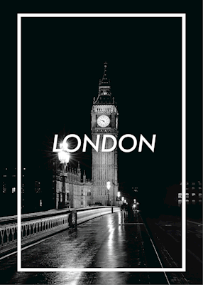 Plakát města Londýn