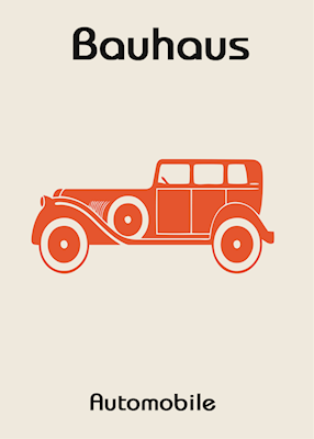 Bauhaus Automobile plakat