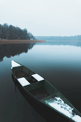 The boat on the lake