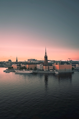 Stockholmský západ slunce