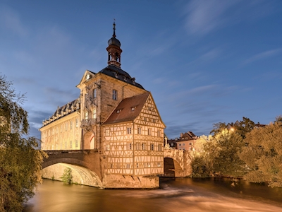 Det gamle rådhus i Bamberg