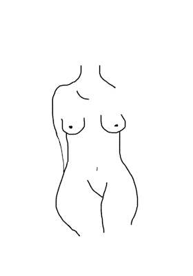 Female body LineArt