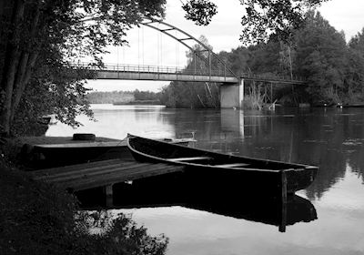 Das Boot und die Brücke