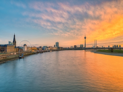 Düsseldorfs skyline