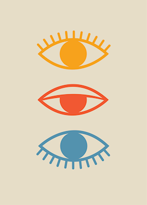 Bauhaus Eyes Poster